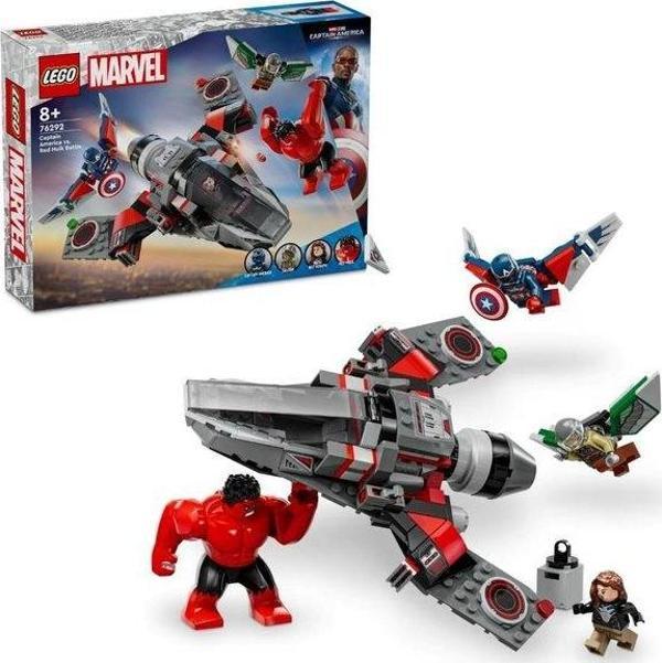 Lego Marvel Kaptan Amerika ile Red Hulk Savaşı 76292 - Image 1