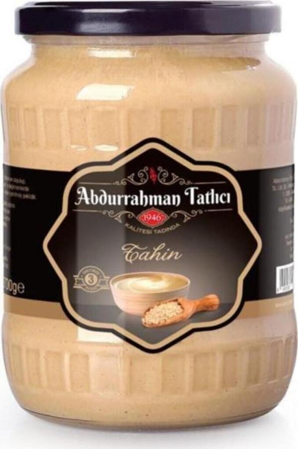 Abdurrahman Tatlıcı A.Tatlıcı Cam Kavanoz Tahin 700 Gr - Image 1
