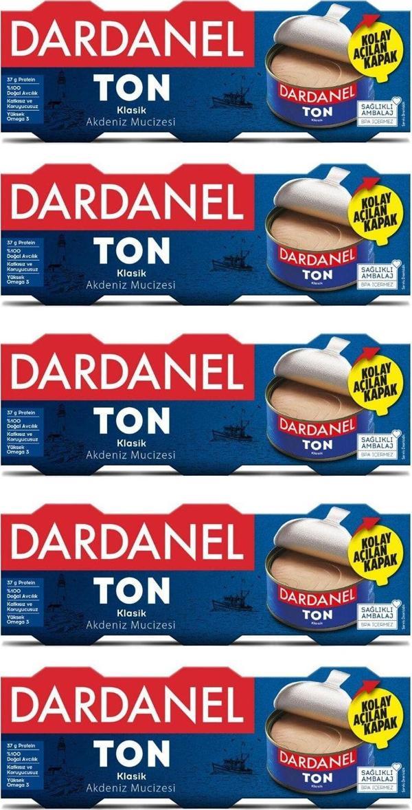 Dardanel 75 Gr X 3 Bitkisel Yağlı Ton Balığı 5'Li Paket - Image 1
