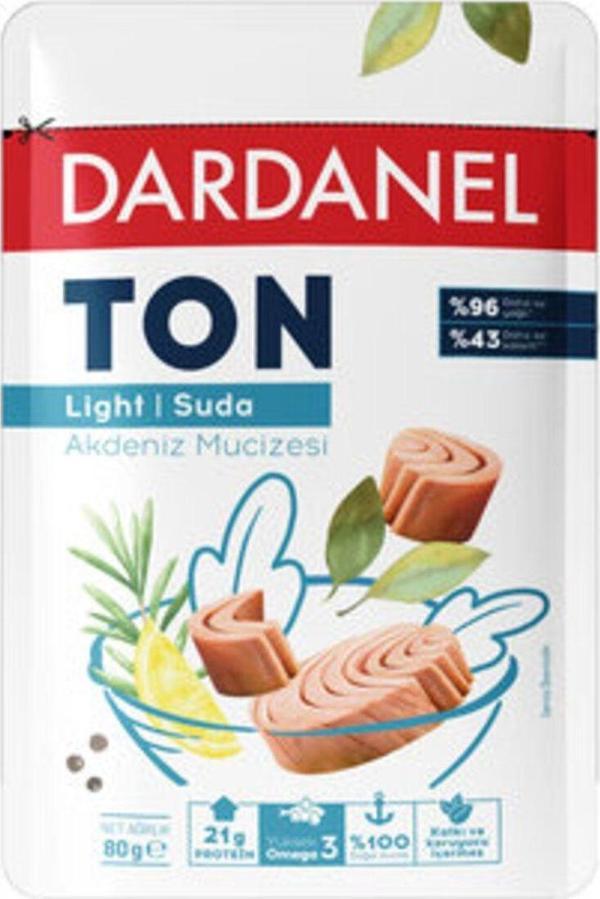 Dardanel Hafif Poşet Ton Balığı 80 G ( 5 Adet ) - Image 1