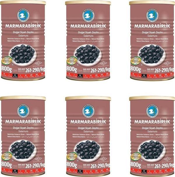 MarmaraBirlik Süper Zeytin 6 X 800 Gr (M) - Image 1