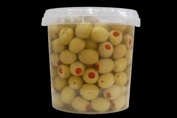 sadıcım Yeşil Biberli Zeytin 650 Gr Pet Kavanoz - Image 1