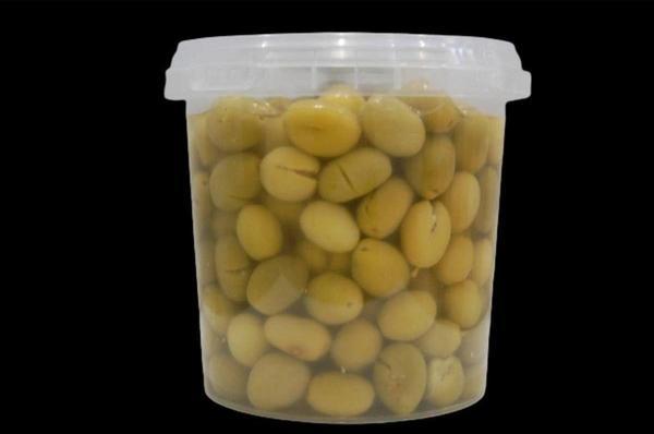 sadıcım Yeşil Kırma Zeytin 650 Gr Pet Kavanoz - Image 1