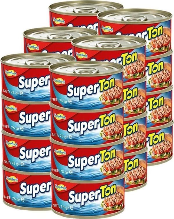 SuperFresh Superton Ton Balığı 75 Gr X 24 Adet - Image 1