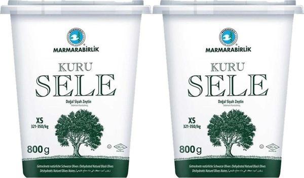 MarmaraBirlik Kuru Sele Zeytin 800  gr (321-350) Xs 2 Adet - Image 1