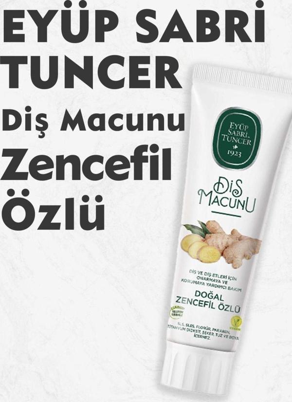 Eyüp Sabri Tuncer Diş Macunu Zencefil Özlü 90 Ml - Image 1