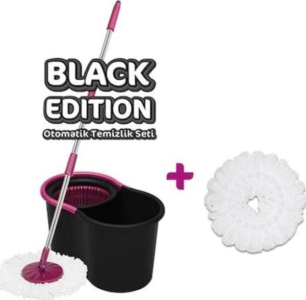 Parex Black Edition Temizlik Seti + 1 Yedek Mop - Image 1