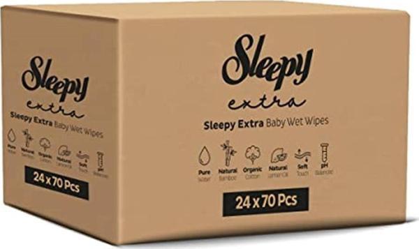 Sleepy Extra Hassas Islak Havlu 24X70 - Image 1