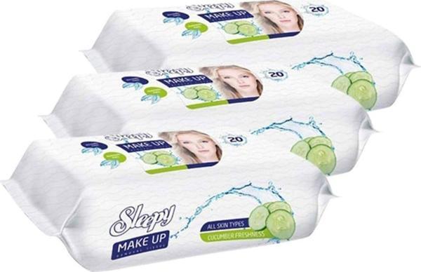Sleepy Make Up Makyaj Temizleme Mendili 20 Li X 3 Adet - Image 1