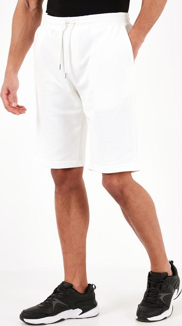 Buratti Pamuklu Belden Bağlamalı Cepli Regular Fit Erkek Short 5908042 EKRU - Image 1