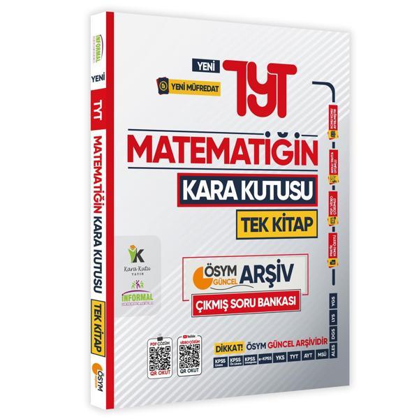 2025 TYT Matematik Kara Kutu TEK KİTAP ve Geometri Çıkmış Soru Bankası 2li Set Video/PDF Çözümlü - Karakutu Yayınları - Image 1