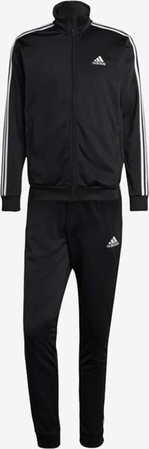 Adidas M Sportswear Basic 3-Stripes Tricot Track Suit Set Erkek Eşofman Takımı - Image 1