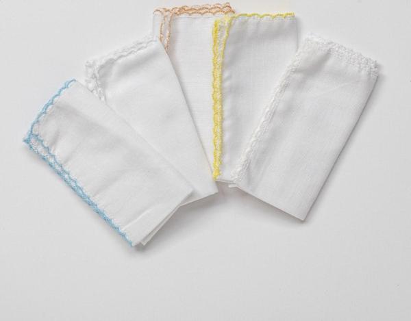 Andywawa Basic 5'Li Bebek Ağız Mendili 25X25 Cm Ac24447 - Image 1