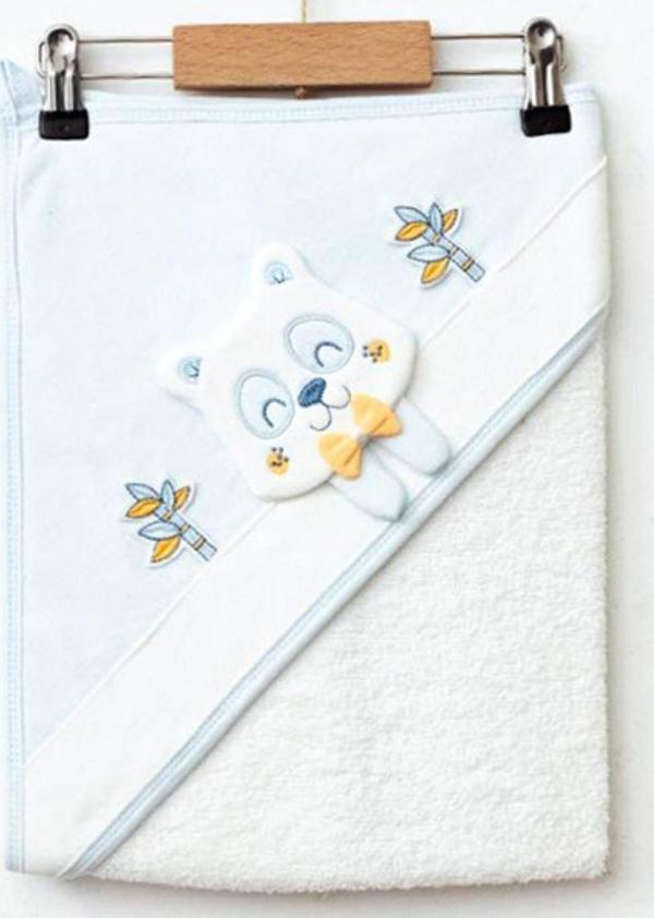 Ekebaby Panda Bebek Havlusu 80X80 Cm 1417 - Image 1