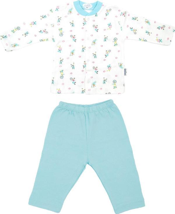Sebi Bebe Bisikletli Bebek Pijama Takımı 2261 - Image 1