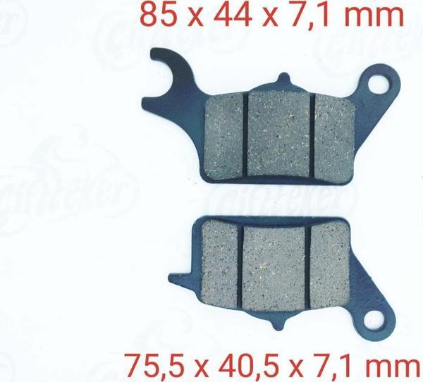 Ön Fren Disk Balatası Sfa652 İth Dio 110 Suzuki Uk 110 Address (17-..) Yamaha Tricity 125 (14-..) - Image 1
