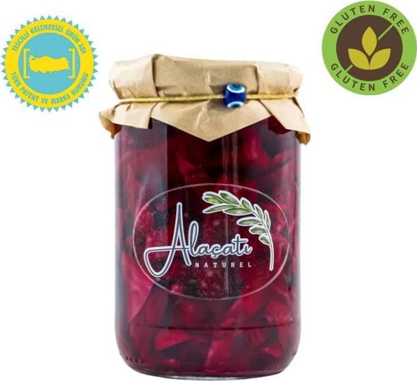 Alaçatı Naturel Doğal Kırmızı Lahana Turşusu 660cc Süzme 300 g e - Image 1