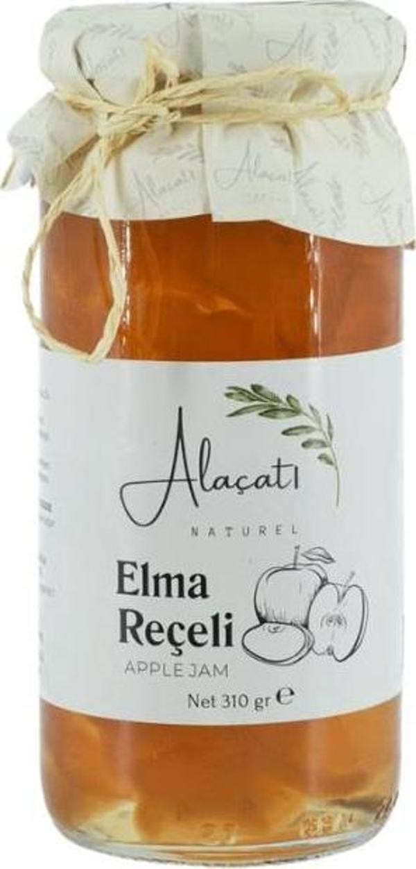 Alaçatı Naturel Elma Reçeli Doğal Meyveli Katkısız Reçel 310 g e - Image 1