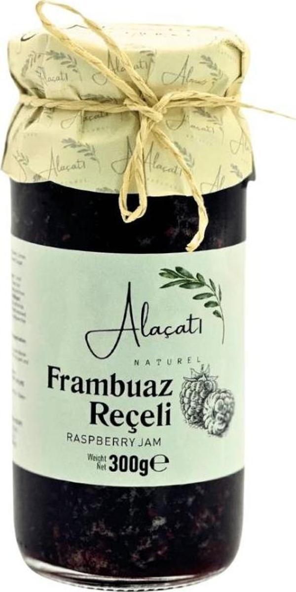 Alaçatı Naturel Frambuaz Reçeli Doğal Meyveli Katkısız Reçel 300 g e - Image 1