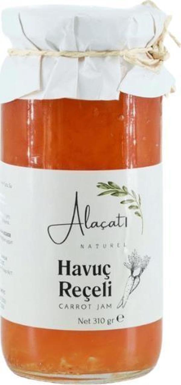 Alaçatı Naturel Havuç Reçeli Doğal Meyveli Katkısız Reçel 300 g e - Image 1