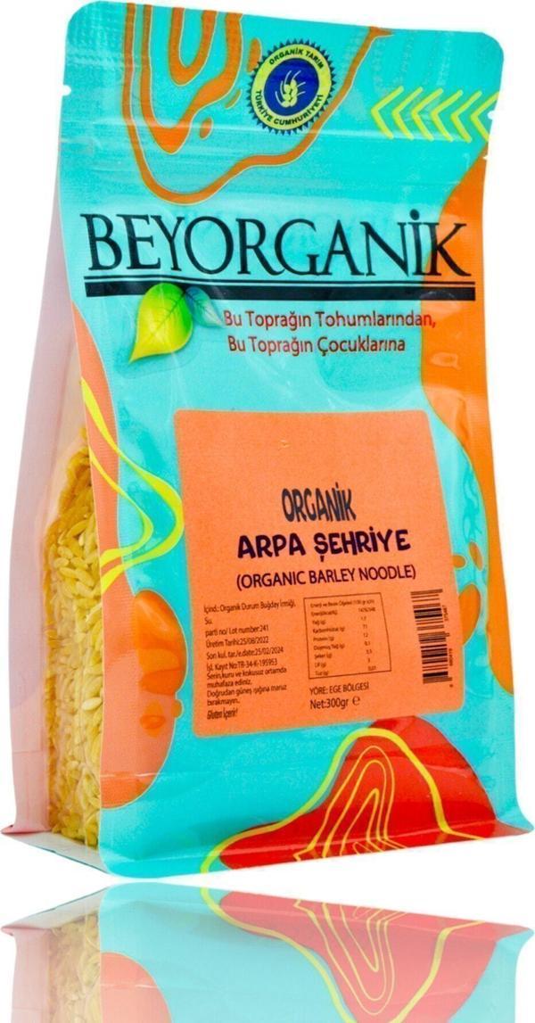Beyorganik Organik Sütsüz Yumurtasız Arpa Şehriye 300Gr 6 Ay - Image 1