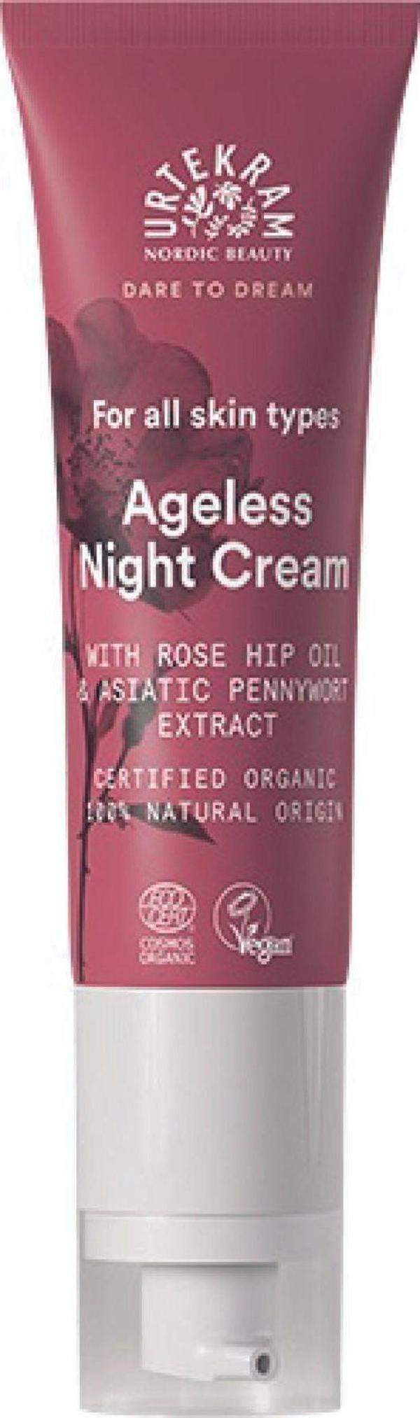 Urtekram Ageless Dare To Dream Yumuşak Yabani Gül Yaşlanmayan Gece Kremi 50 Ml. - Image 1