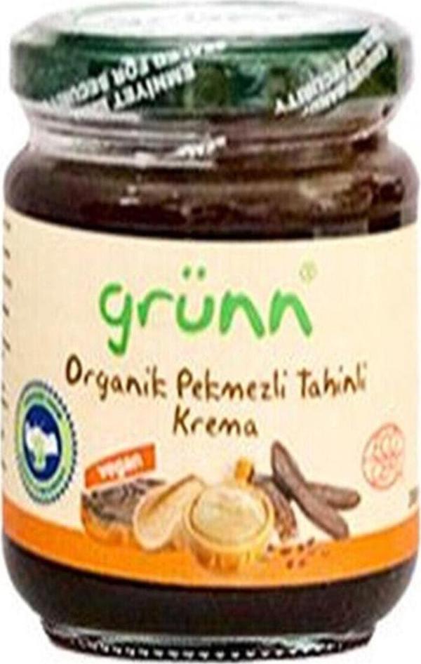  grünn Organik Pekmezli Tahinli Fındık Kreması 200  gr - Image 1