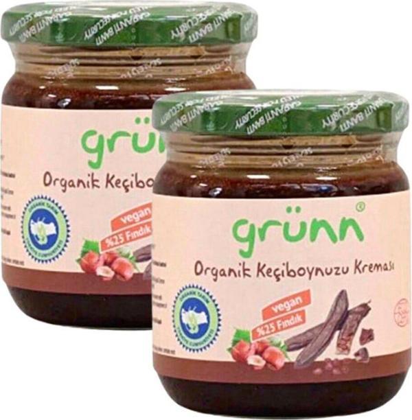 Grünn Organik Keçiboynuzu Kreması 2 Adet(Şeker Ilavesiz)(200 X 2 G) - Image 1