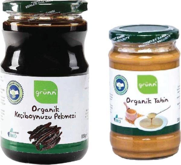 Grünn Organik Tahin 300 Gr + Keçiboynuzu Pekmezi 850 Gr - Image 1