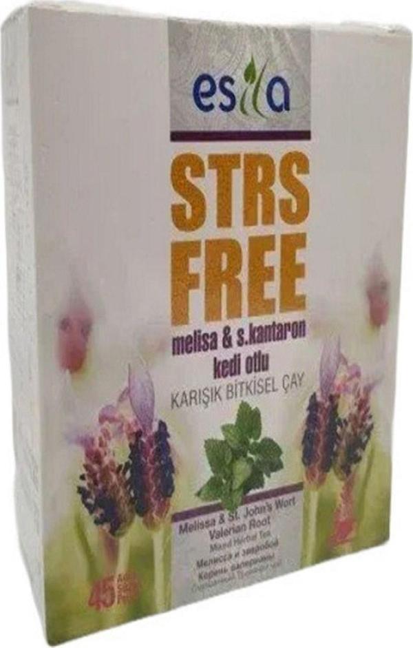 Esila Strs Free Melisa Kantaron Kedi Otlu Karışık Bitkisel Çay 45'Li - Image 1