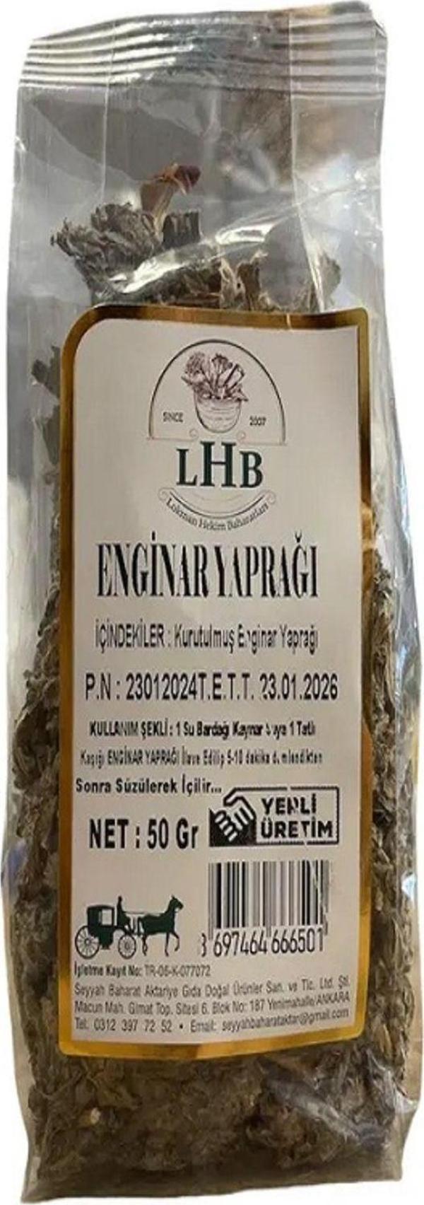 Lokman Hekim Baharat Enginar Yaprağı 50 Gr - Image 1