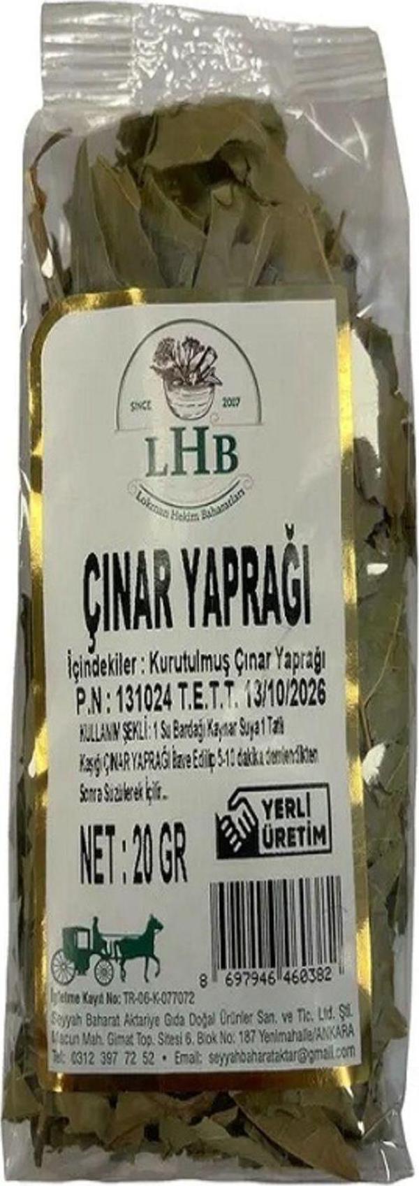 Lokman Hekim Baharat Çınar Yaprağı 20 Gr - Image 1