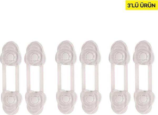 Sevi Bebe 551 Çok Amaçlı Mini Güvenlik Kilidi 3Lü - Image 1