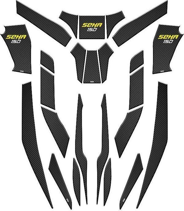 Kanuni Seha 150 2022 - 2024 Uyumlu 24 Parça Tank Pad Set 004 - Image 1