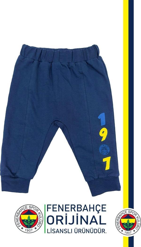 Fenerbahçe Orijinal Lisanslı Lacivert Bebek Eşofman Alt - Image 1