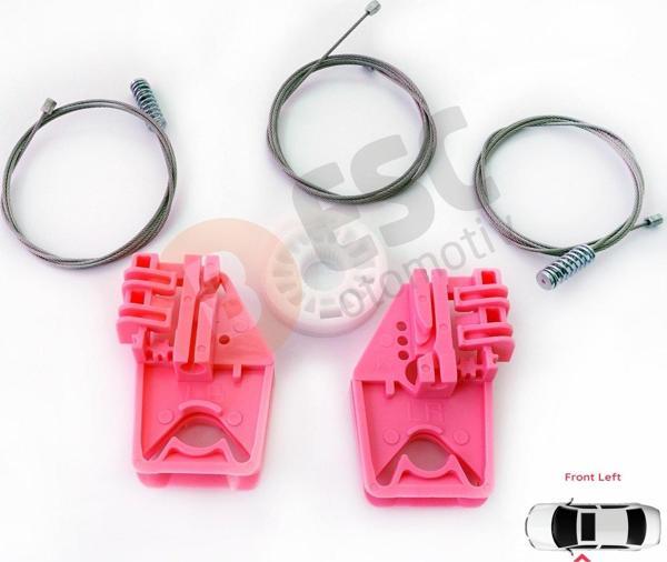 Skoda Octavia 2 A5 1Z3 1Z5 2004–2013 4/5-Kapı 1Z1837461 İçin Elektrikli Ön Sol Cam Kriko Tamir Seti - Image 1