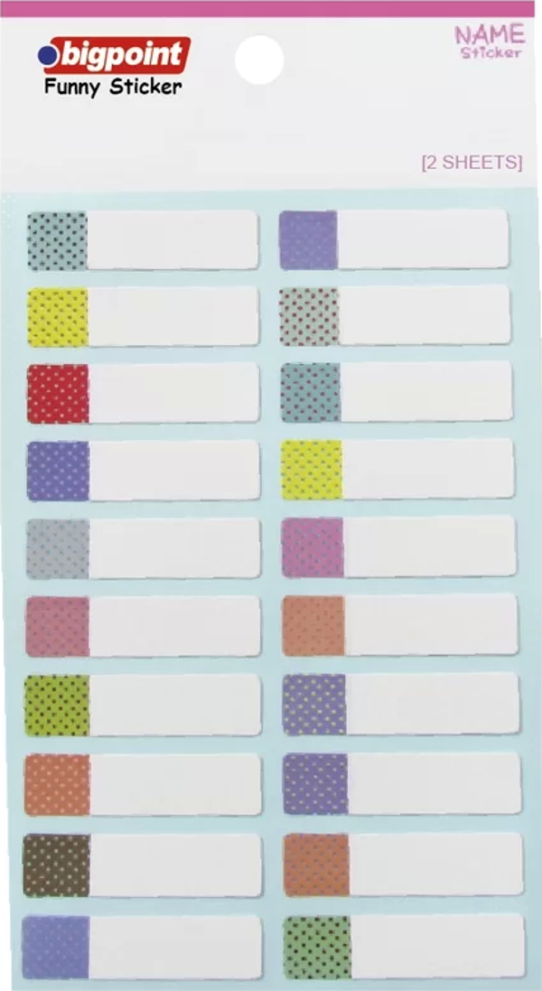 Bigpoint Sticker School Safari Hayvanları 2 Yaprak - Image 1