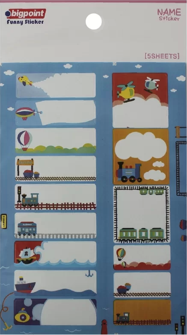 Bigpoint Sticker School Ulaşım 5 Yaprak - Image 1
