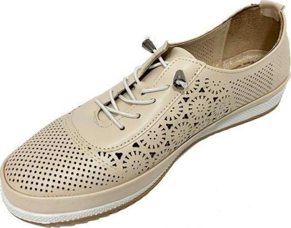 Sdf 701-24  Baskı  Deri Trend Fashion Kadın Ayakkabı - Image 1