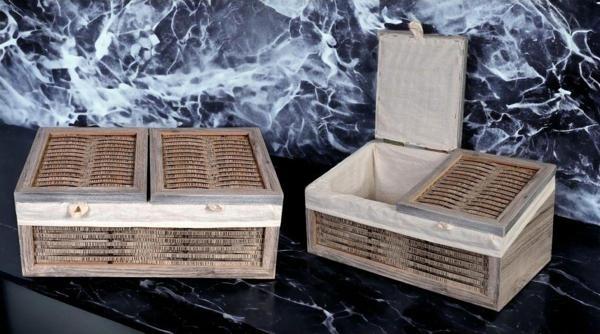 Wood Luck Ahşap Ekmek Sepeti , Patates Soğan Sepeti 2 Kapaklı - Image 1