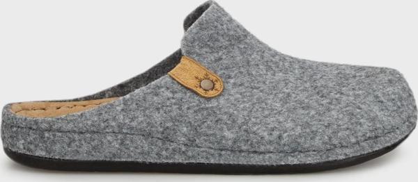 Buratti Keçe Kışlık Ev Erkek Terlik 6711004 FÜME - Image 1