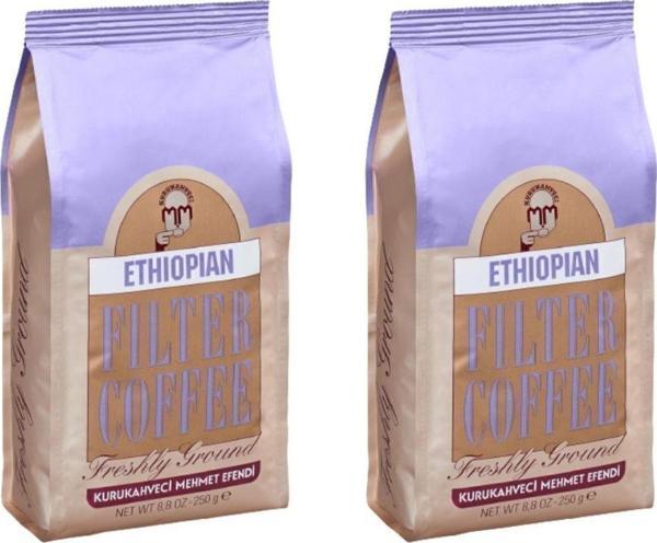 Kurukahveci Mehmet Efendi  Mehmet Efendi Ethiopian Filtre Kahve 250 Gr X2 - Image 1