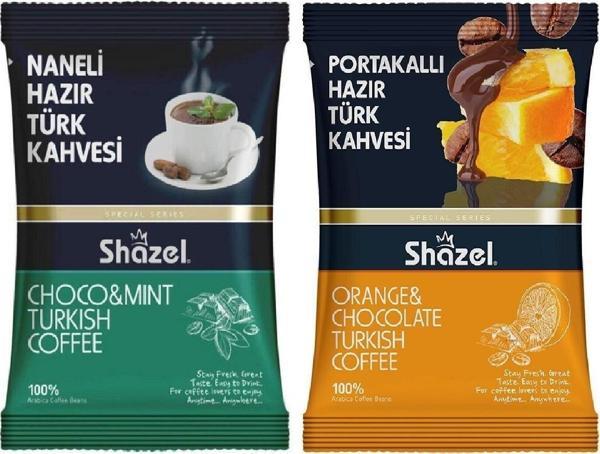 Shazel Naneli Ve Portakallı Hazır Türk Kahvesi 100G 2 Adet - Image 1