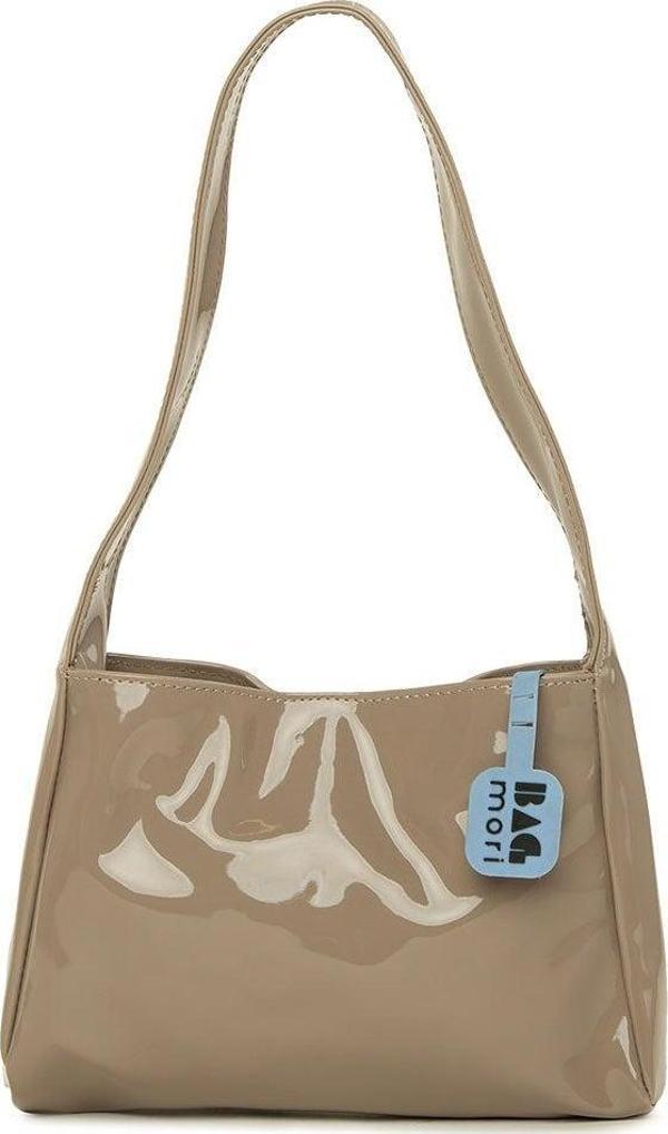 Bagmori Rugan Çıtçıtlı Mini Baget Vizon - Image 1