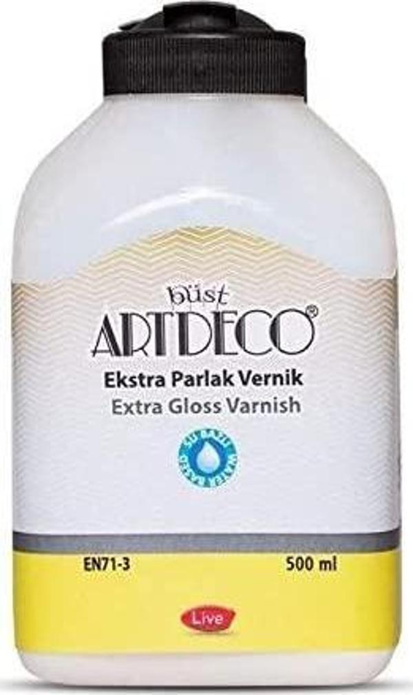 Artdeco Su Bazlı 500ml Vernik Extra Parlak / 073L-04 - Image 1