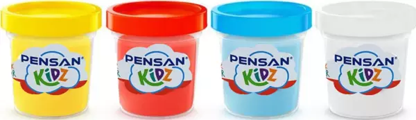 Pensan Kidz Büyük Boy 4'lü (4*150gr) Büyük Boy Oyun Hamuru - Image 1