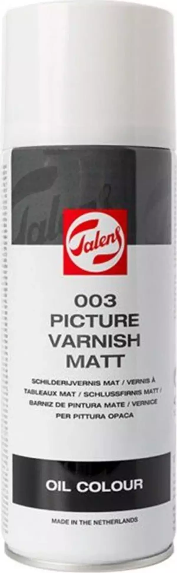 Talens Picture Varnish Matt 400ml Yağlı Boya Sprey Mat Vernik / 003 - Image 1