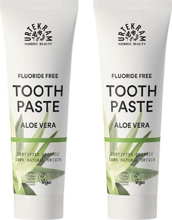 Urtekram Organik Aloe Veralı Diş Macunu 2'Li X 75 Ml - Image 1