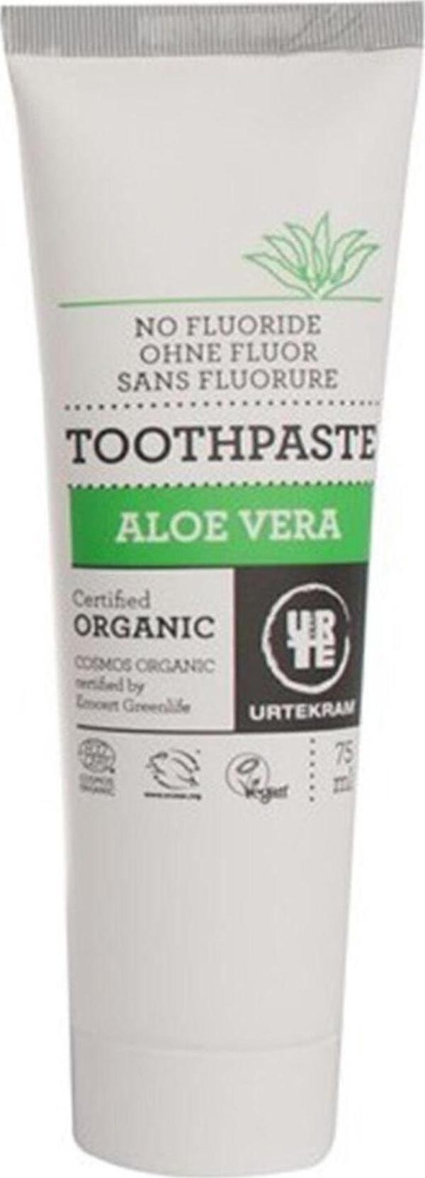 Urtekram Organik Diş Macunu Aloe Vera Özlü 75 Ml Florür Içermez - Image 1