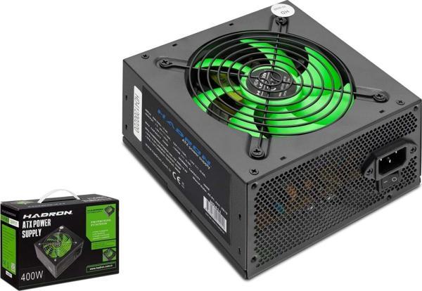 Hadron HD411 1x4+4 12V + 2x6+2 PCI-E + 2xIDE + 4xSATA 12cm Fanlı 400w ATX Güç Kaynağı - Siyah - Image 1